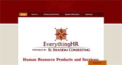 Desktop Screenshot of elshaddaiconsulting.net